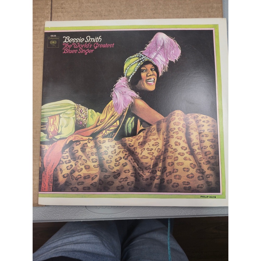 Bessie Smith The World's Greatest Blues Singer 2 LP Vinyl Columbia CG 33 Mono